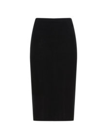 Two Danes Merino wool midi skirt Black