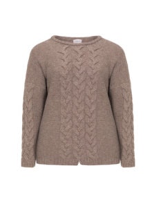 Amber and Vanilla Cashmere and merino wool jumper  Camel