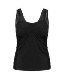 Cactus Mesh tankini Black