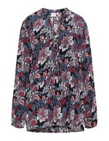 Junarose Vintage-look floral blouse Multicolour