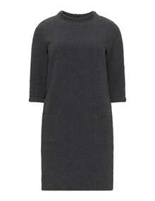 5 Hearts Ribbed micro-fibre dress Anthracite