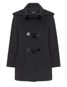 kirsten Wool-cashmere duffle coat Anthracite