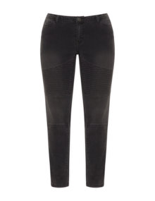 Junarose Biker style jeans Grey