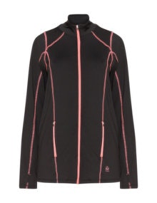 Zhenzi Contrast seam sport jacket Black