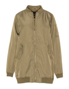 Mat Oversized bomber jacket Khaki-Green