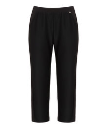 Mat Crêpe trousers Black