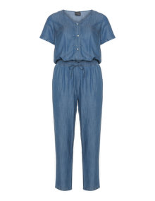 Persona Long waistband jumpsuit Blue