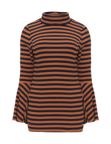 Striped roll neck top by
Manon Baptiste