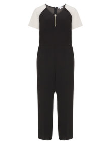 Jo and Julia Crepe jumpsuit  Black