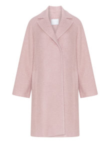 Lower Eastside Bouclé wool coat Pink