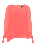 Layered chiffon blouse