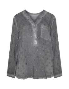 Via Appia Due Star print tunic Grey / Silver