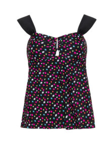 Cactus Printed tankini Black / Multicolour