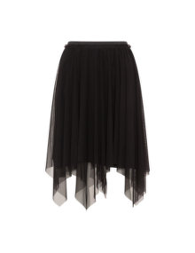 Zizzi Knee-length tulle skirt Black