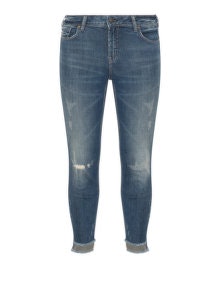 Silver Jeans 7/8 length skinny jeans  Blue