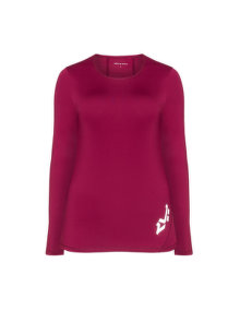 Röhnisch Long sleeve sports top Berry-Purple