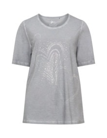Via Appia Due Embellished t-shirt Silver / Mottled