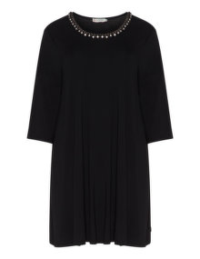 Gozzip A-line dress  Black