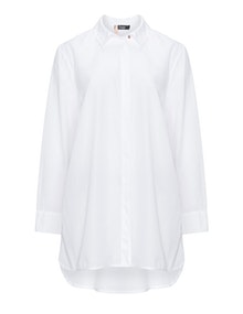Frapp Oversized cotton shirt White