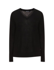 Jette Merino wool jumper  Black