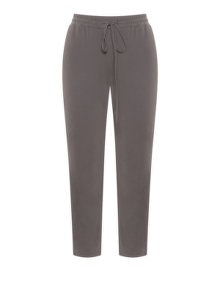 Amber and Vanilla Shape effect jersey trousers  Taupe-Grey