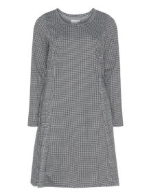 Junarose Check dress Grey / Black