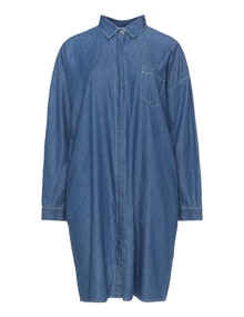 Miss Y by Yoek Cotton shirt dress Dark-Blue