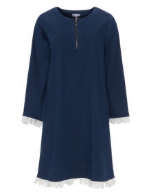 Miss Y by Yoek Denim shift dress Blue