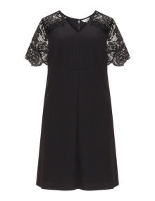 Studio 8 Lace detail dress  Black