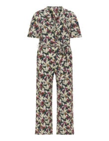 Manon Baptiste Floral print jersey jumpsuit Green / Multicolour