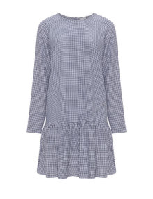 Junarose Gingham check dress Blue / White