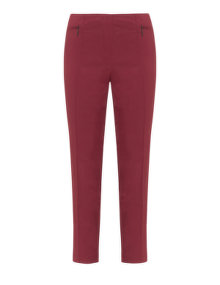 Manon Baptiste Pleated bengaline trousers  Bordeaux-Red