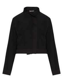 Jean Marc Philippe Cropped jersey jacket Black