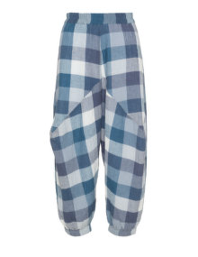 Isolde Roth Checked harem pants  Blue / White