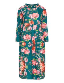 Vento Maro Floral midi dress Green / Multicolour