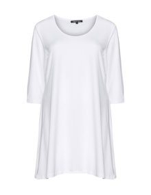 Twister A-line jersey top White