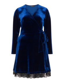 Manon Baptiste - Velvet wrap dress 