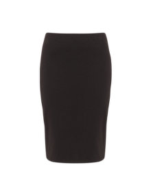 Ten 21 Jersey pencil skirt Black