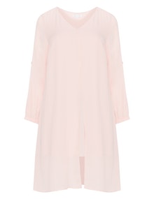 Baylis and May Layered chiffon tunic Pink