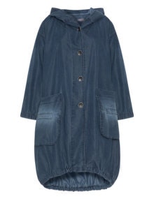 Kekoo Balloon shape denim jacket Dark-Blue