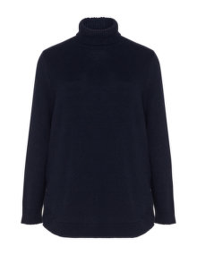 navabi Roll neck jumper Dark-Blue