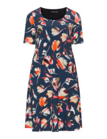 Manon Baptiste Short floral print dress  Blue / Multicolour