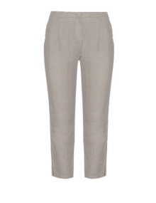 navabi Linen carrot trousers Taupe-Grey