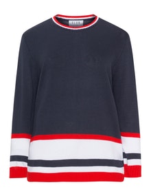 Club One Striped jumper Dark-Blue / Red