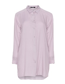 Frapp Dipped hem shirt  Lilac