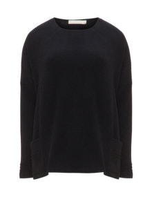 Mes Soeurs Et Moi Long sleeve cotton fleece  Black