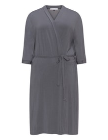 Alice und Jann Modal mix dressing gown Anthracite