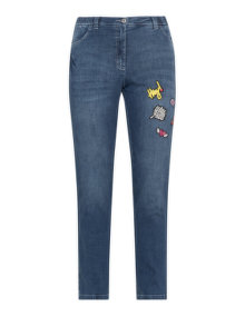 Kj Brand - Patch slim fit jeans