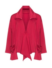 Boris Jersey pocket blazer  Red