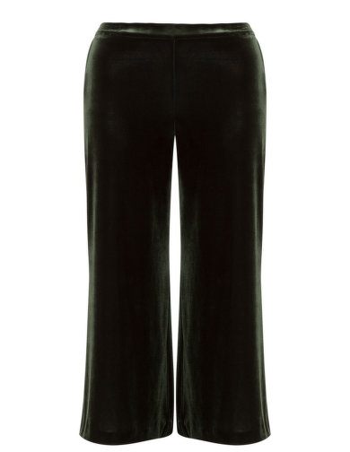 Wide leg velvet trousers by
navabi